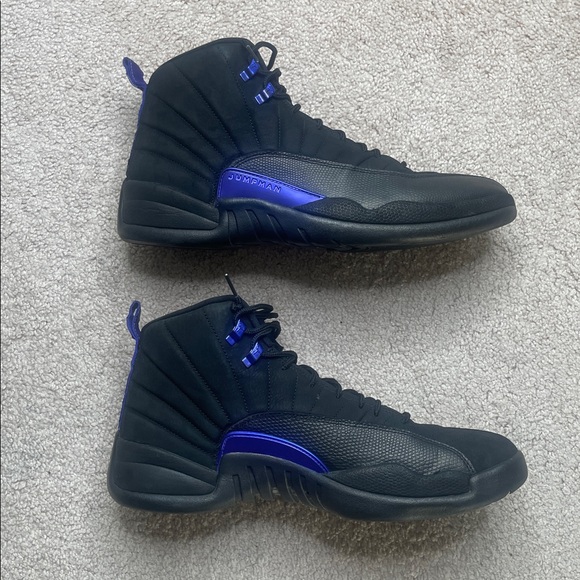 Jordan 12 Retro Black Dark Concord - Picture 4 of 9